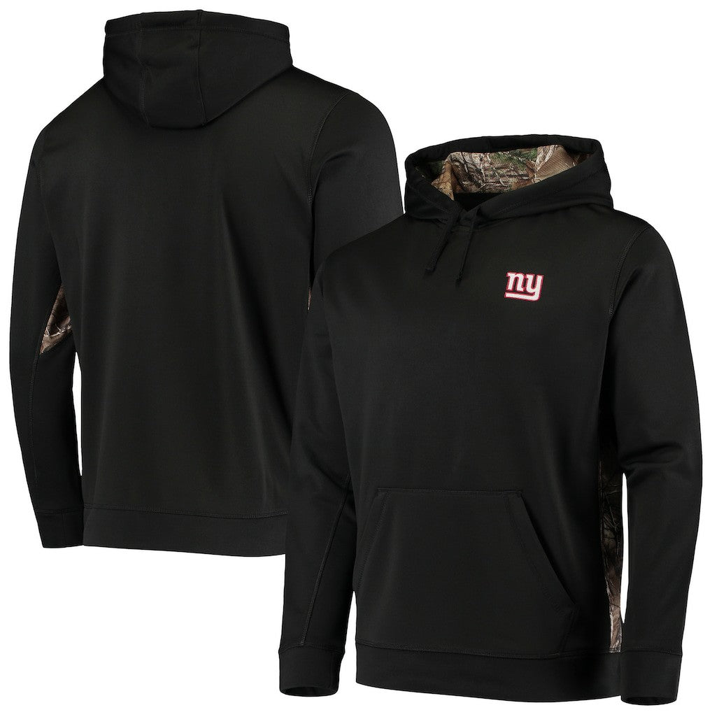 New York Giants Dunbrooke Logo Ranger Pullover Hoodie - Black/Realtree Camo Hoodies