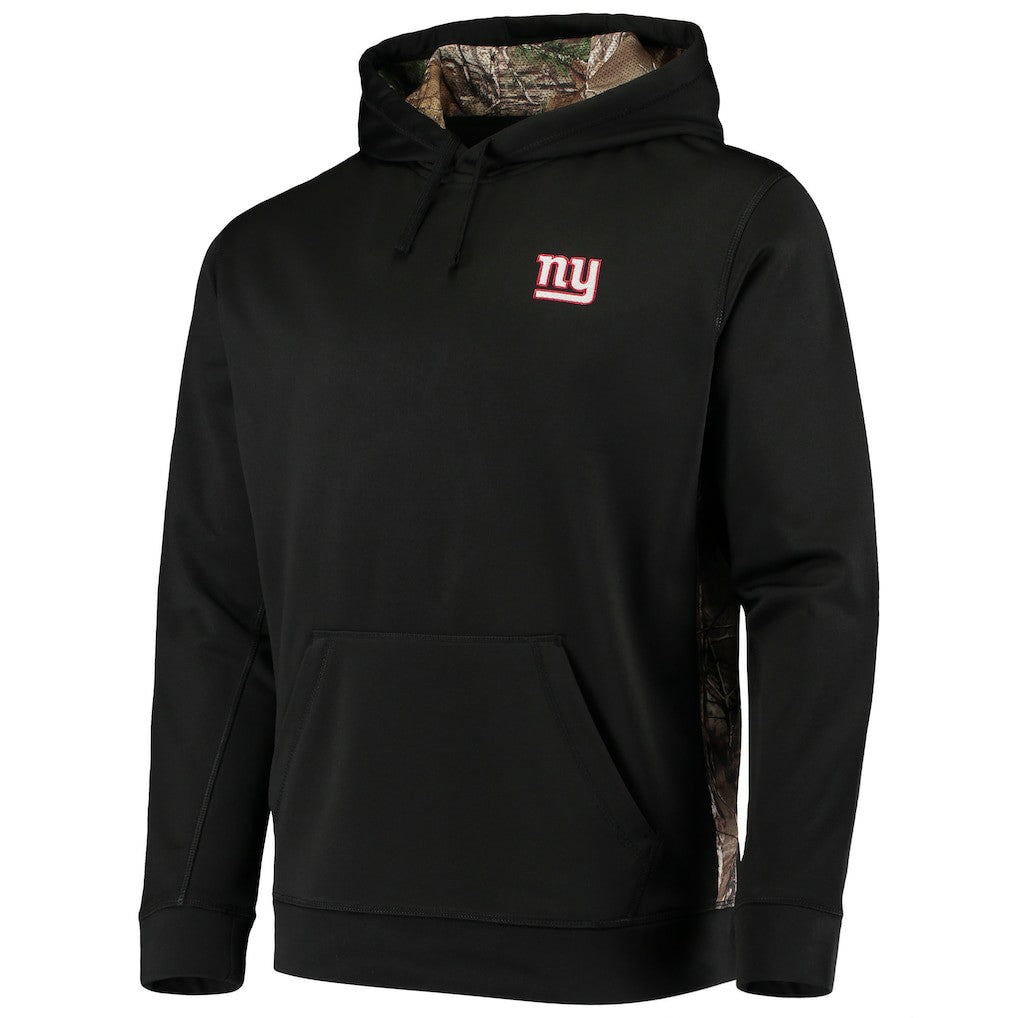 New York Giants Dunbrooke Logo Ranger Pullover Hoodie - Black/Realtree Camo Hoodies