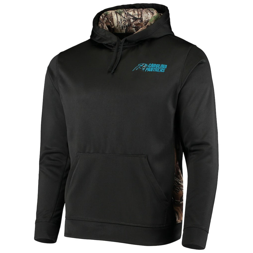 Carolina Panthers Dunbrooke Logo Ranger Pullover Hoodie - Black/Realtree Camo Hoodies