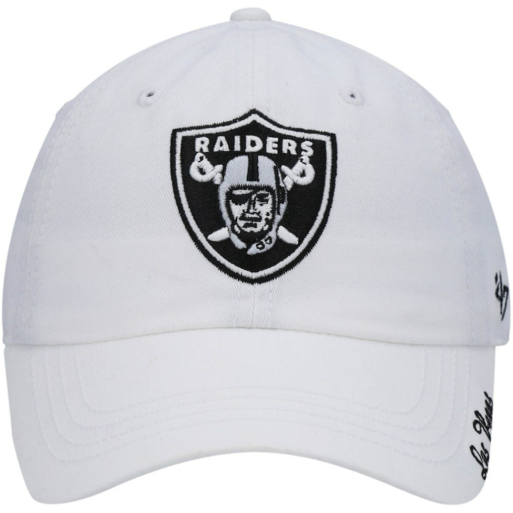 Las Vegas Raiders '47 Women's Miata Clean Up Primary Adjustable Hat - White Hats