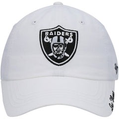 Las Vegas Raiders '47 Women's Miata Clean Up Primary Adjustable Hat - White Hats