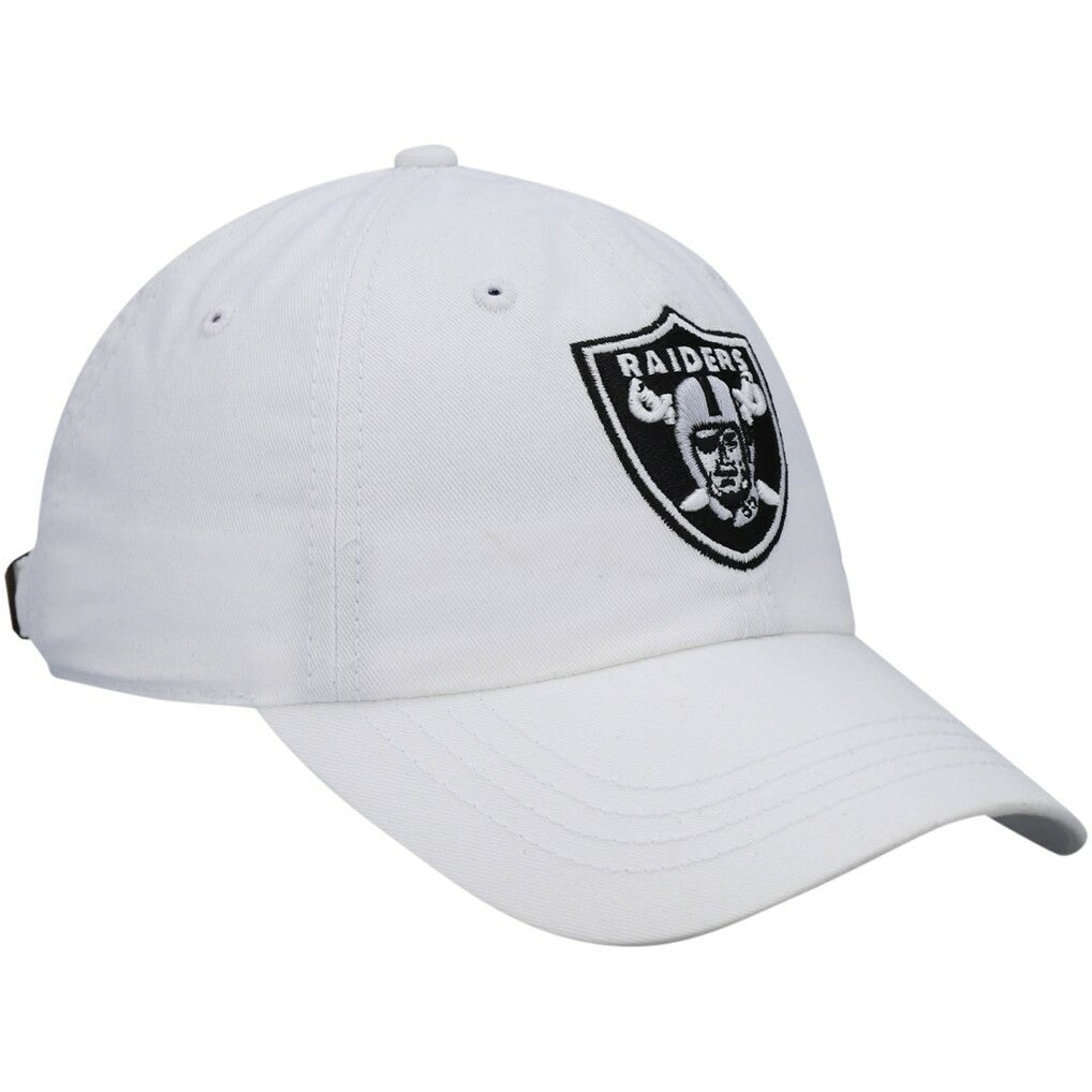 Las Vegas Raiders '47 Women's Miata Clean Up Primary Adjustable Hat - White Hats