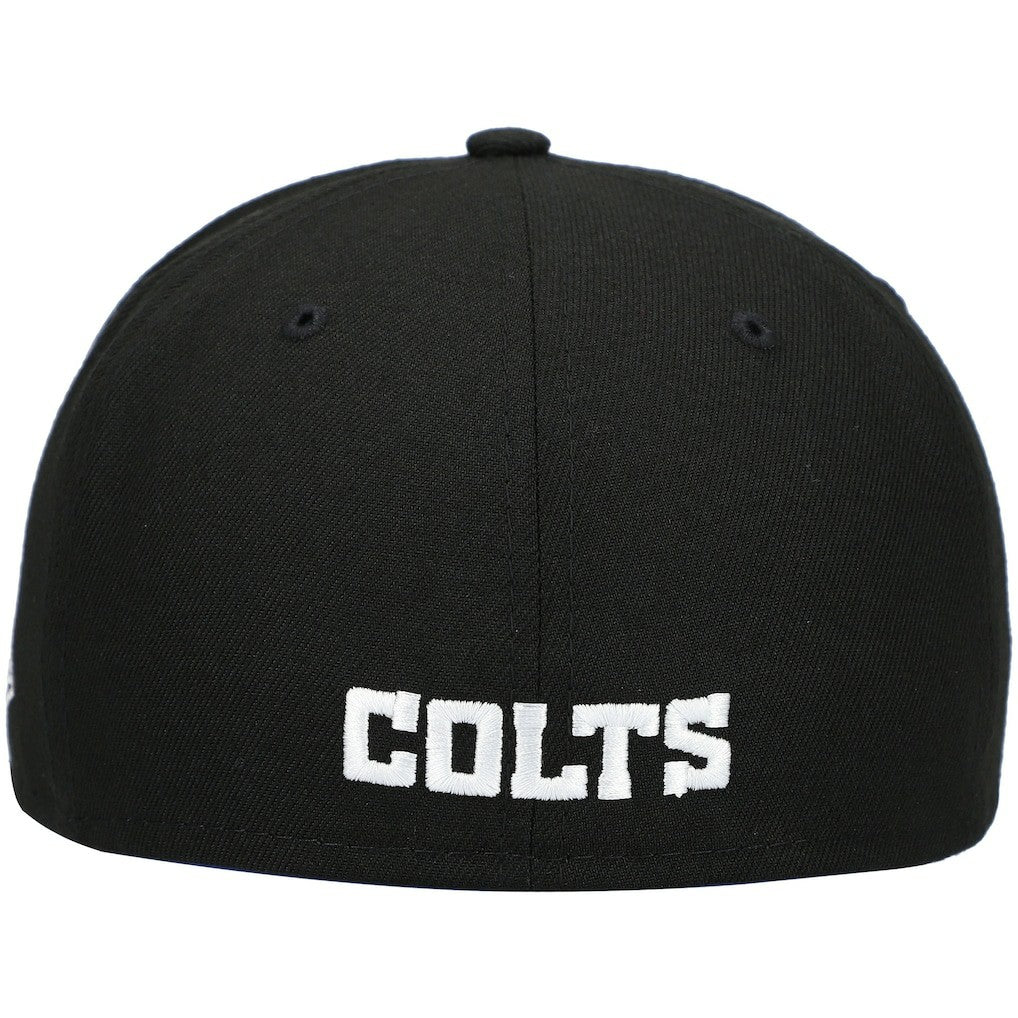 Indianapolis Colts New Era Omaha 59FIFTY Fitted Hat - Black Hats