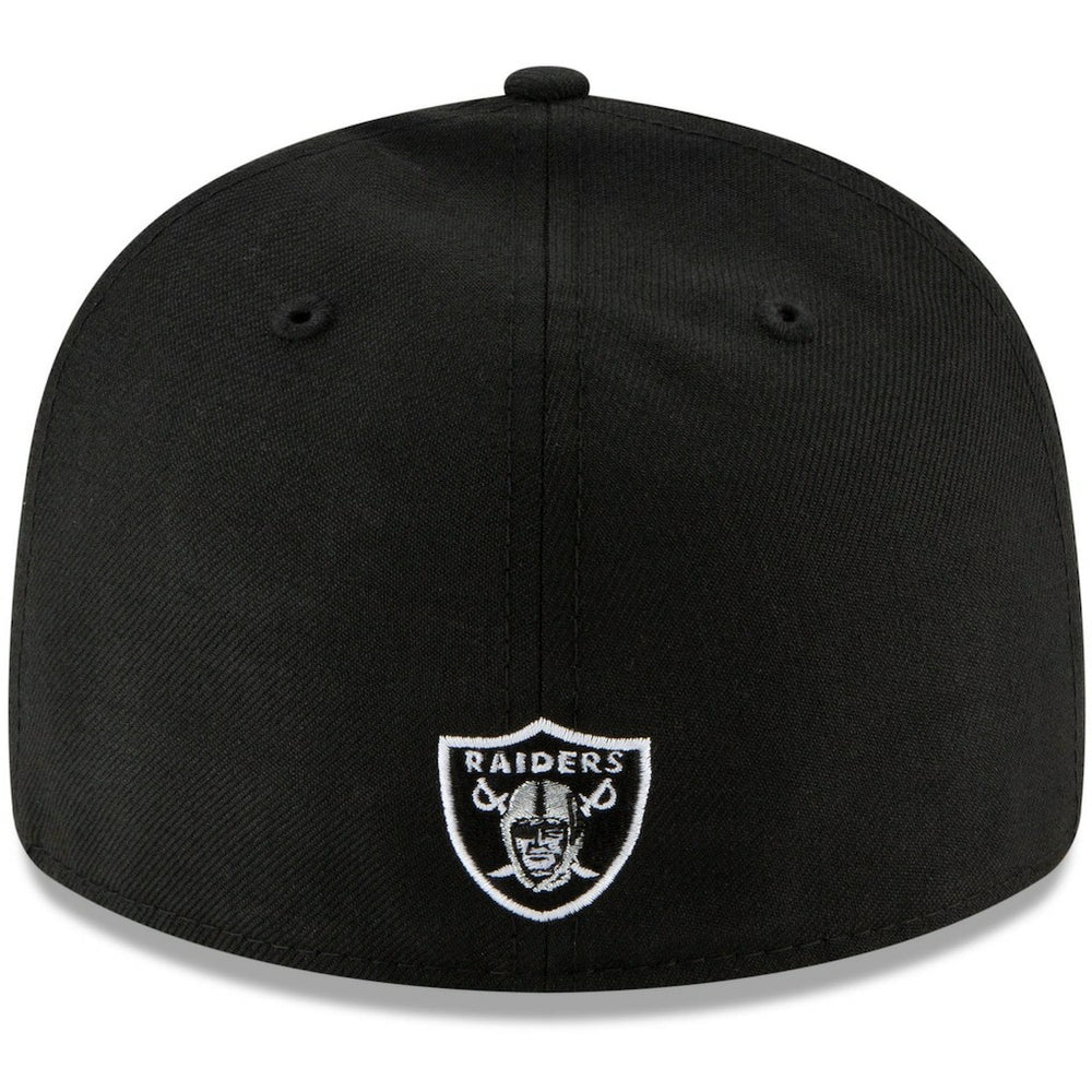 Las Vegas Raiders New Era Omaha Script Low Profile 59FIFTY Fitted Hat - Black Hats