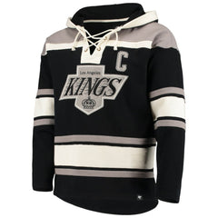 Wayne Gretzky Los Angeles Kings '47 Retired Player Name & Number Lacer Pullover Hoodie - Black | US 3848803