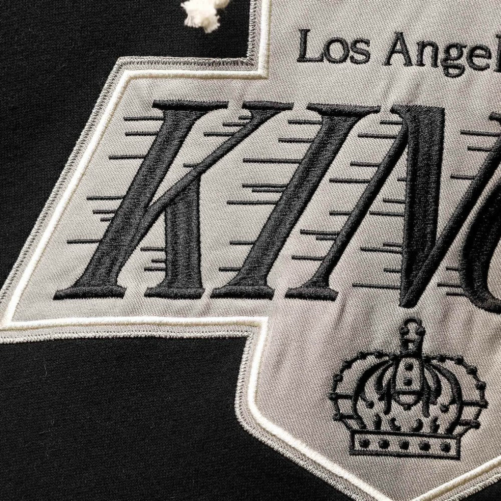 Wayne Gretzky Los Angeles Kings '47 Retired Player Name & Number Lacer Pullover Hoodie - Black | US 3848803