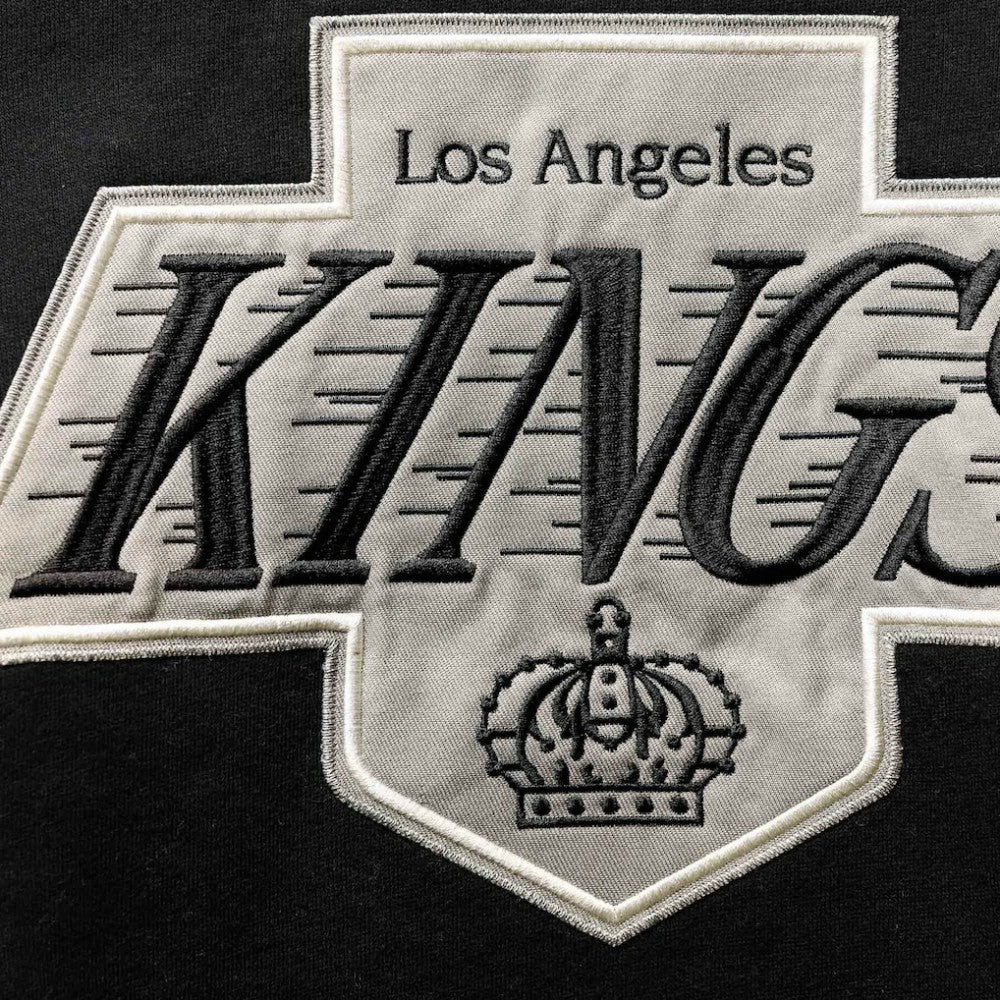 Luc Robitaille Los Angeles Kings '47 Retired Player Name & Number Lacer Pullover Hoodie - Black | US 3848804