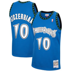 Wally Szczerbiak Minnesota Timberwolves 2003/04 Hardwood Classics Swingman Jersey Blue - Mitchell & Ness outlet