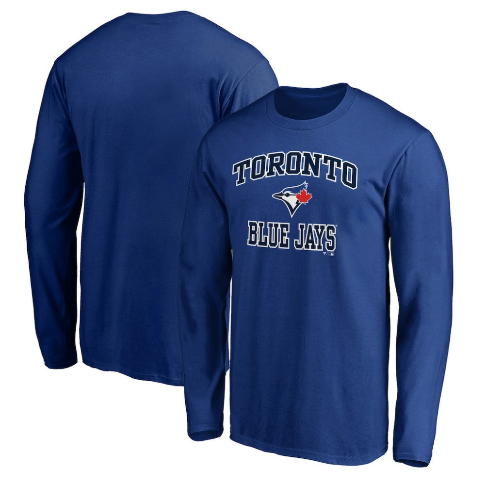 Men's Royal Toronto Blue Jays Team Heart & Soul Long Sleeve T-Shirt T-shirts
