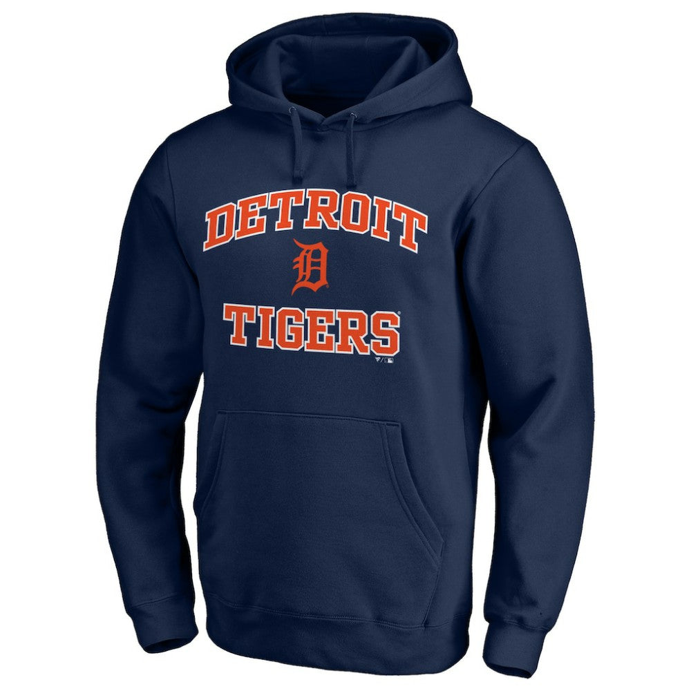 Detroit Tigers Heart & Soul Pullover Hoodie - Navy Hoodies