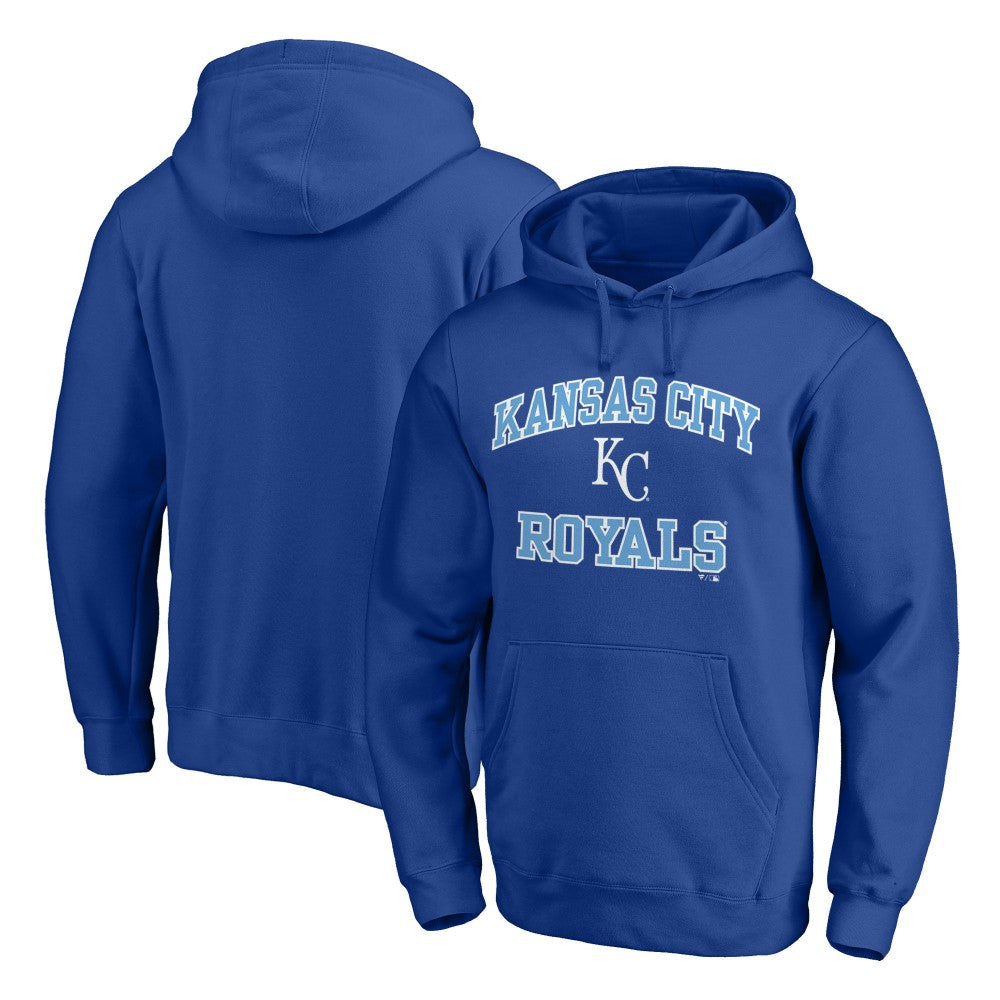 Kansas City Royals Heart & Soul Pullover Hoodie - Royal Hoodies