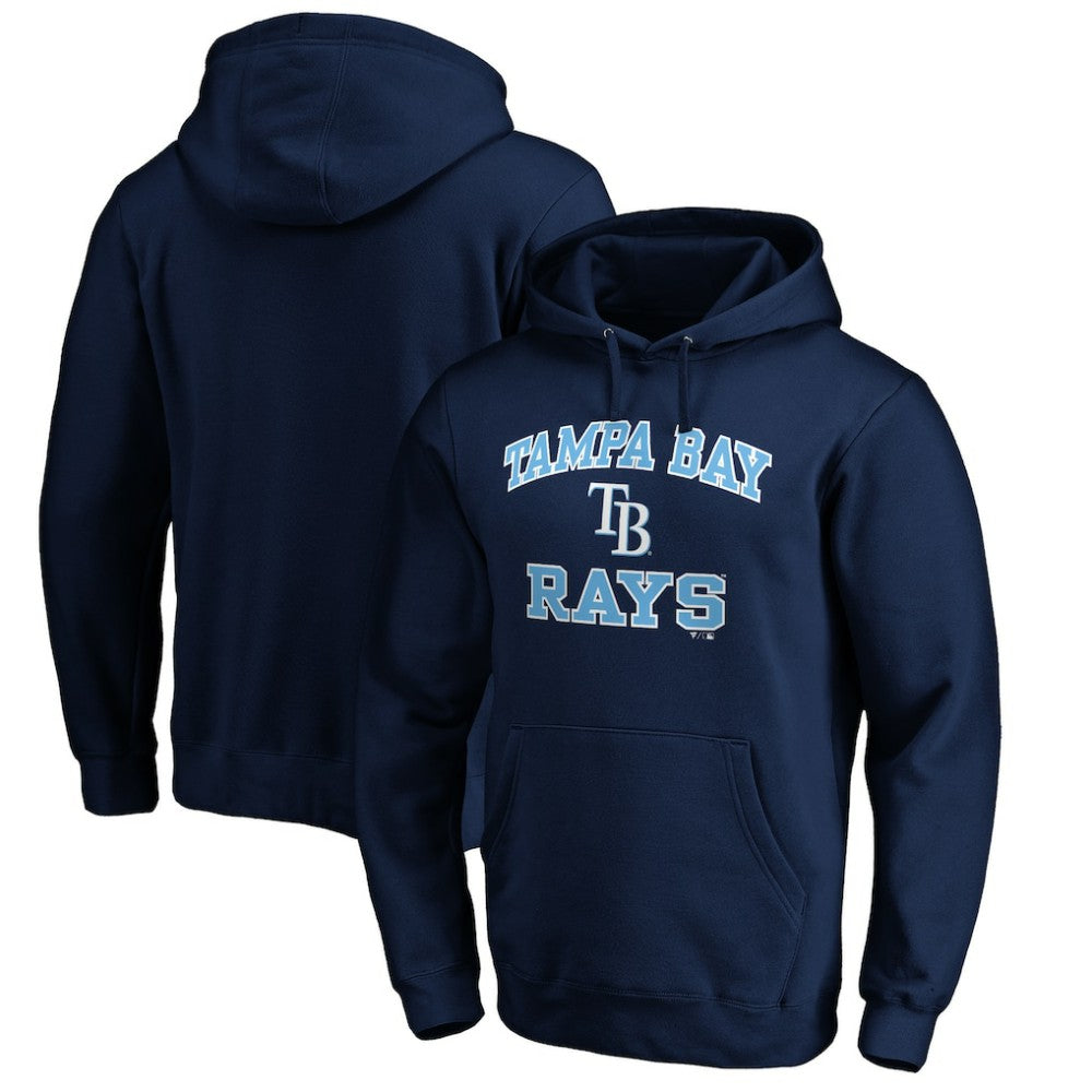 Tampa Bay Rays Heart & Soul Pullover Hoodie - Navy Hoodies