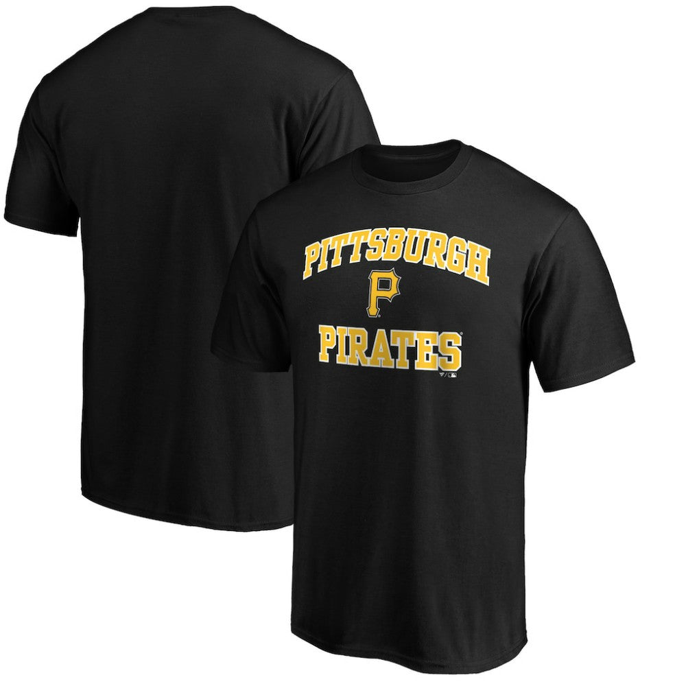 Pittsburgh Pirates Fanatics MTO Label Heart & Soul T-Shirt - Black T-shirts