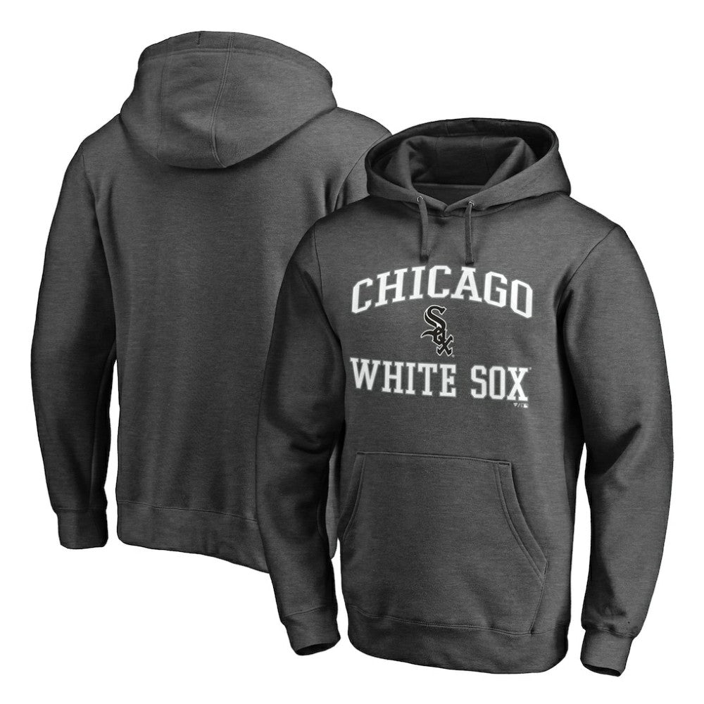 Chicago White Sox Fanatics MTO Label Heart & Soul Pullover Hoodie - Charcoal Hoodies