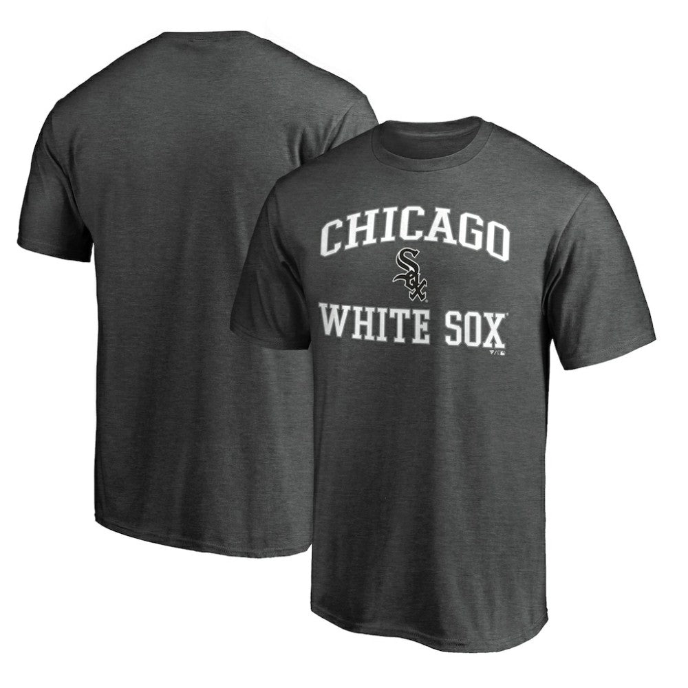 Chicago White Sox Fanatics MTO Label Heart & Soul T-Shirt - Heather Charcoal T-shirts