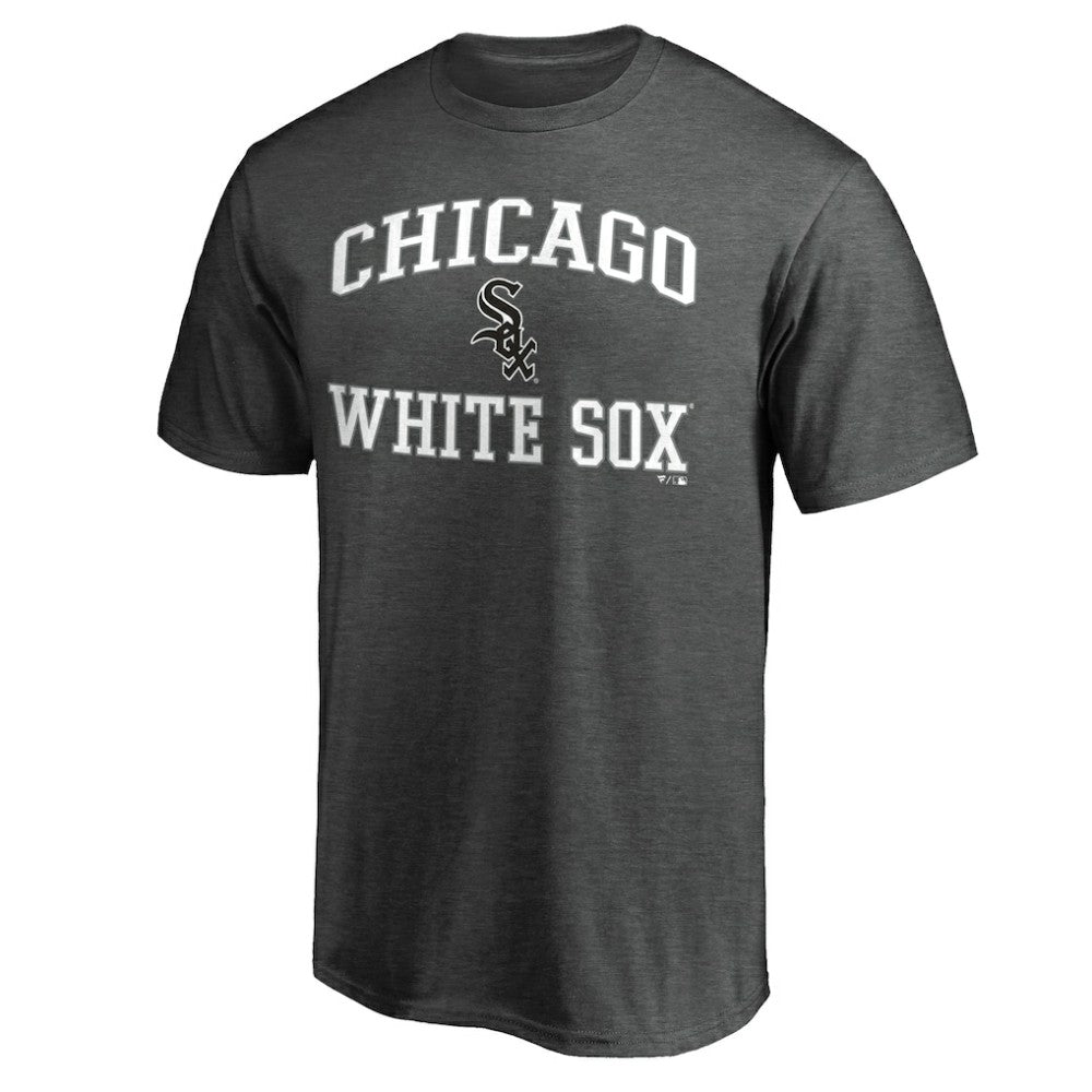 Chicago White Sox Fanatics MTO Label Heart & Soul T-Shirt - Heather Charcoal T-shirts
