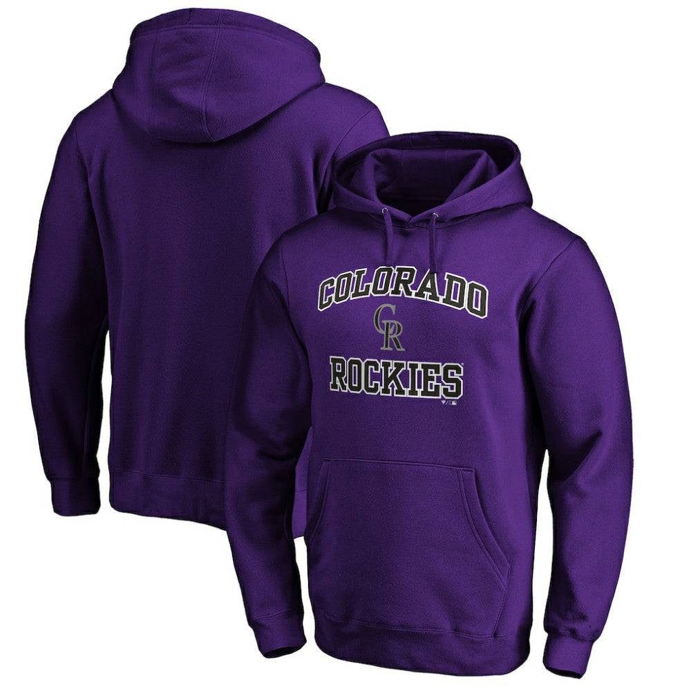 Colorado Rockies Heart & Soul Pullover Hoodie - Purple Hoodies