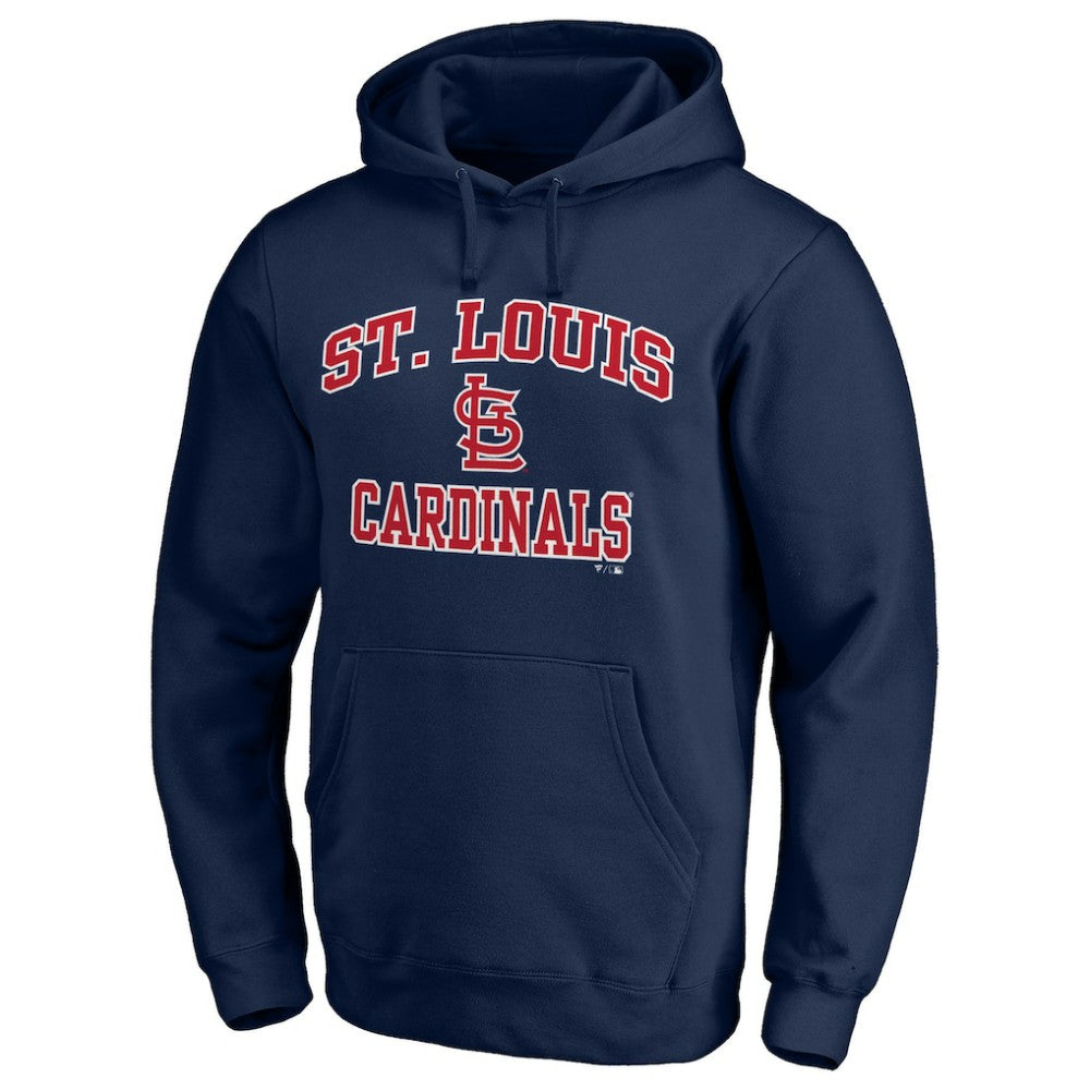 St. Louis Cardinals Heart & Soul Pullover Hoodie - Navy Hoodies