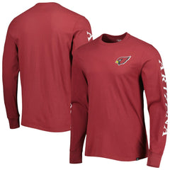 Arizona Cardinals '47 Triple Threat Franklin Long Sleeve T-Shirt - Cardinal T-shirts