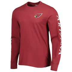 Arizona Cardinals '47 Triple Threat Franklin Long Sleeve T-Shirt - Cardinal T-shirts