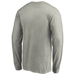 Milwaukee Brewers Official Team Logo Long Sleeve T-Shirt - Heather Gray T-shirts