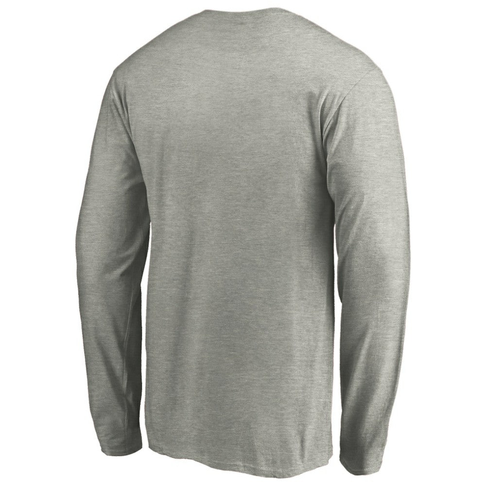 St. Louis Cardinals Official Team Logo Long Sleeve T-Shirt - Heather Gray T-shirts