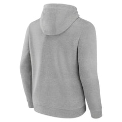 Los Angeles Angels Official Logo Fitted Pullover Hoodie - Heather Gray Hoodies