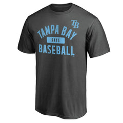 Tampa Bay Rays Iconic Primary Pill T-Shirt - Charcoal T-shirts