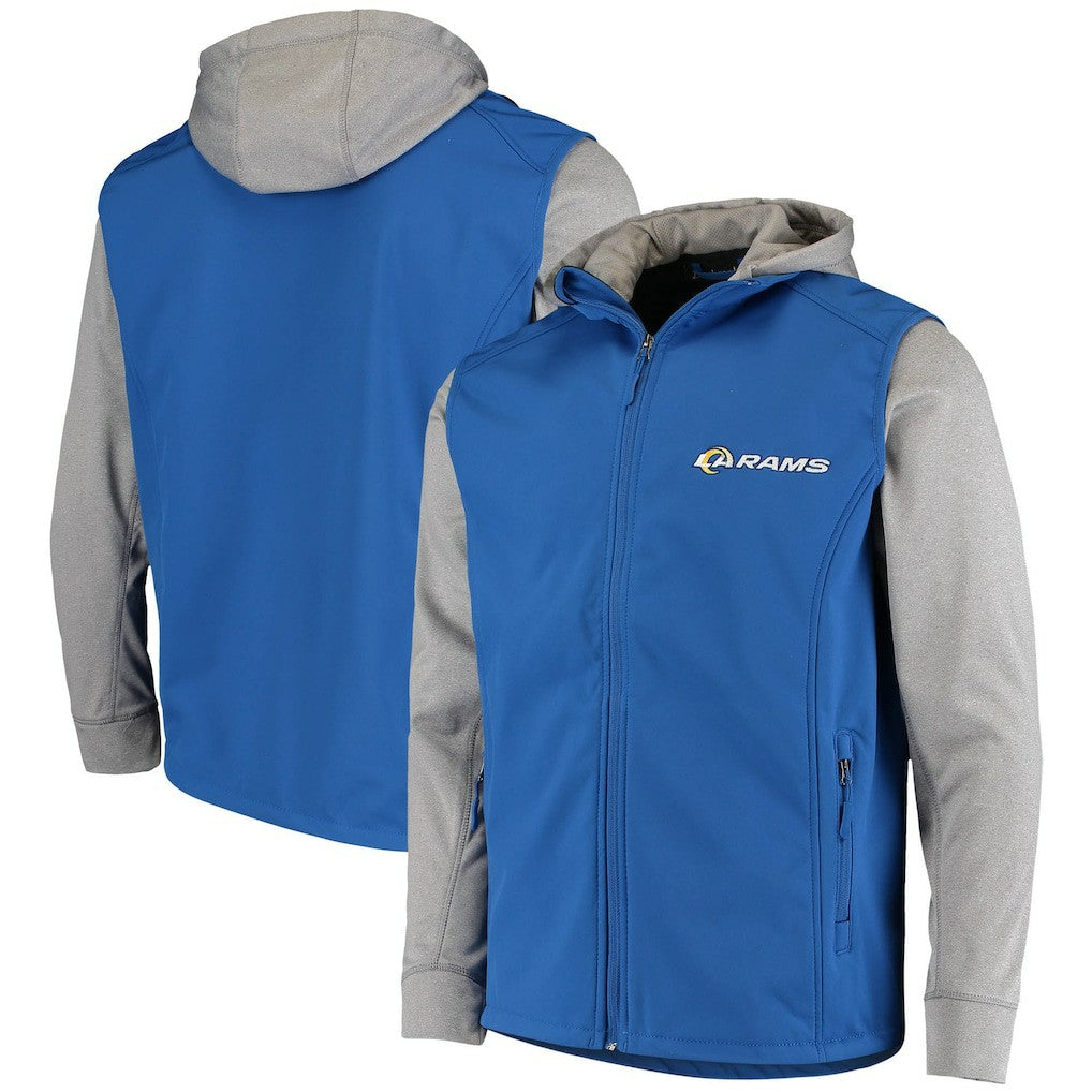 Los Angeles Rams Dunbrooke Alpha Full-Zip Jacket - Royal/Gray Jackets