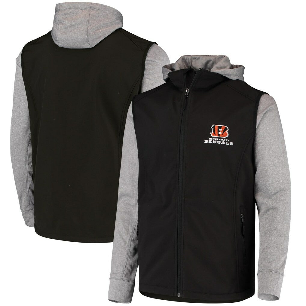 Cincinnati Bengals Dunbrooke Alpha Full-Zip Jacket - Black/Gray Jackets