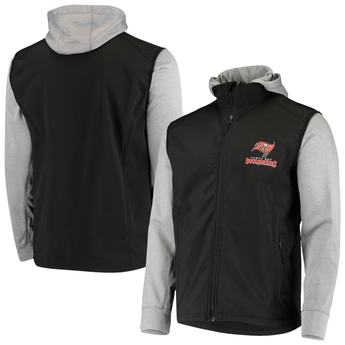 Tampa Bay Buccaneers Dunbrooke Alpha Full-Zip Jacket - Black/Gray Jackets