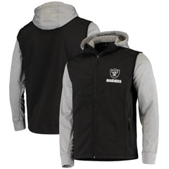 Las Vegas Raiders Dunbrooke Alpha Full-Zip Jacket - Black/Gray Jackets
