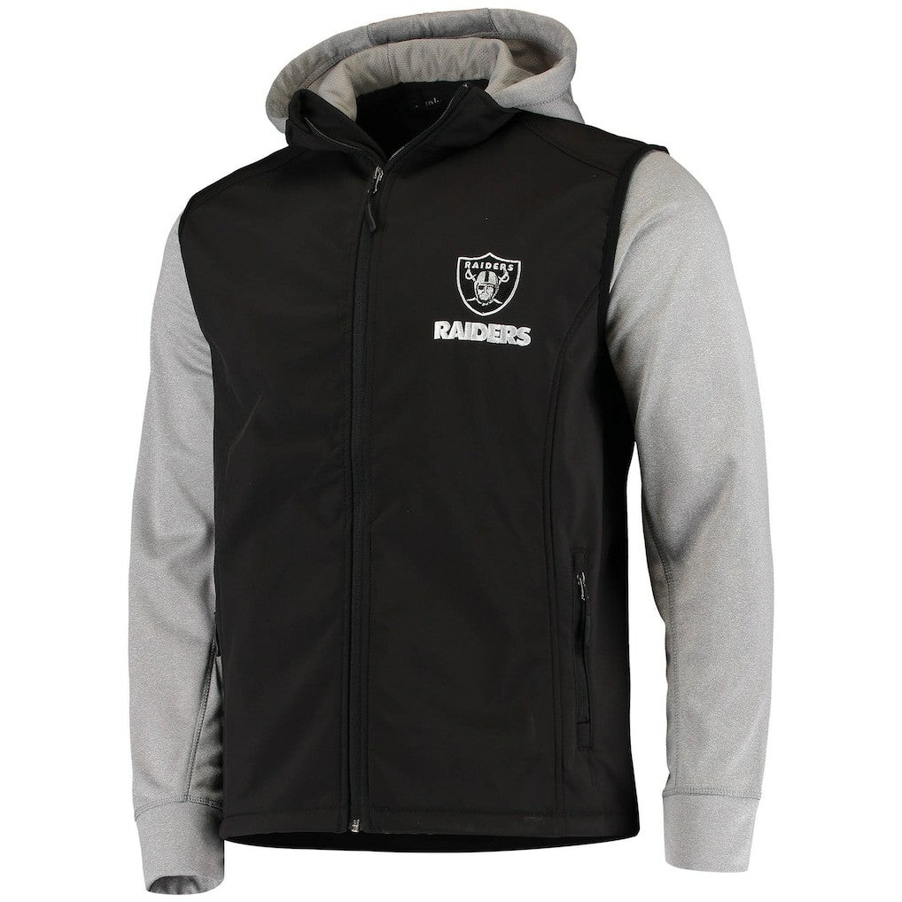 Las Vegas Raiders Dunbrooke Alpha Full-Zip Jacket - Black/Gray Jackets