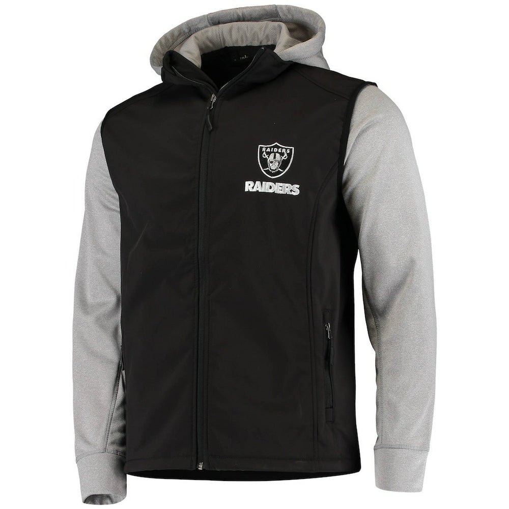 Las Vegas Raiders Dunbrooke Alpha Full-Zip Jacket - Black/Gray Jackets