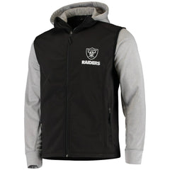 Las Vegas Raiders Dunbrooke Alpha Full-Zip Jacket - Black/Gray Jackets