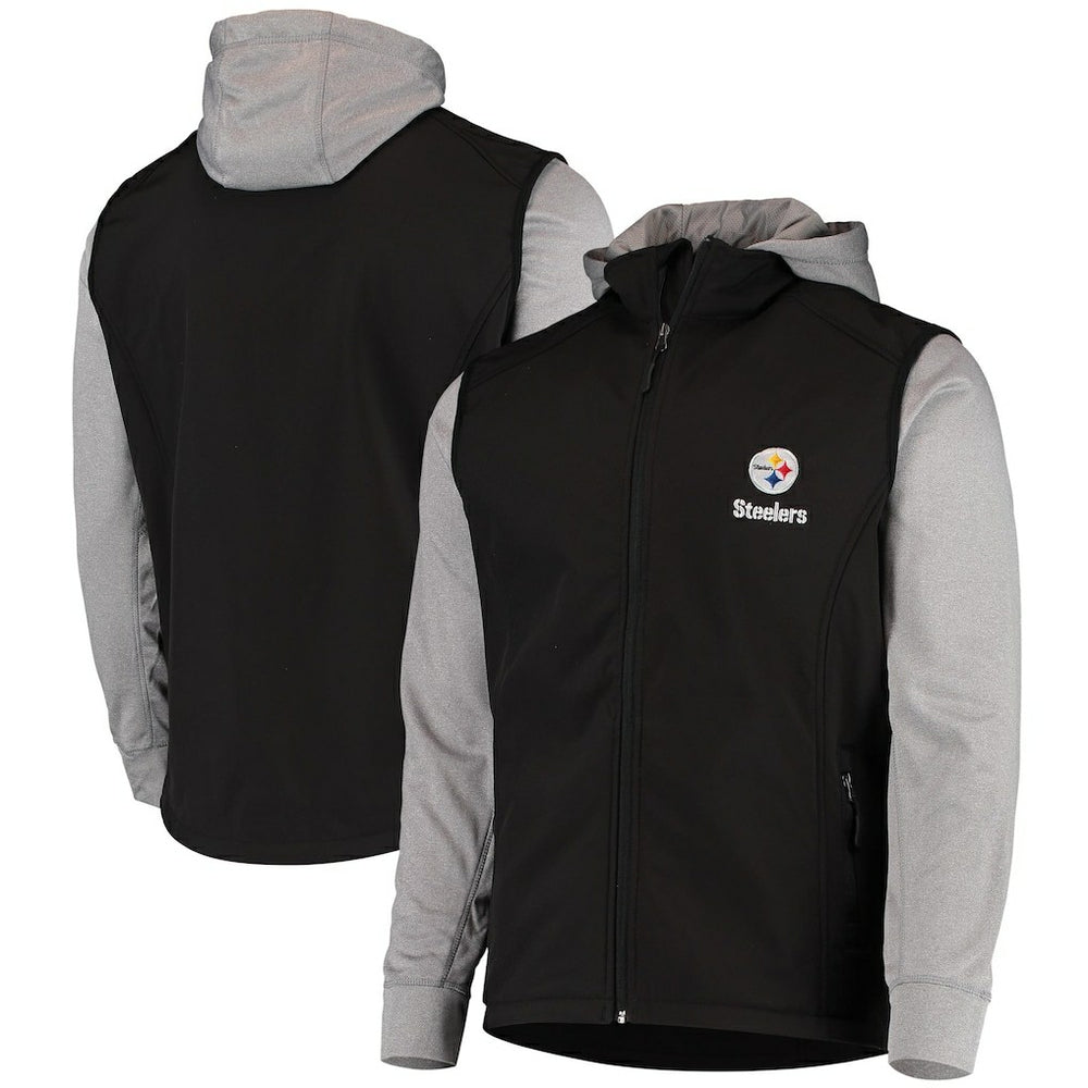 Pittsburgh Steelers Dunbrooke Alpha Full-Zip Jacket - Black/Gray Jackets