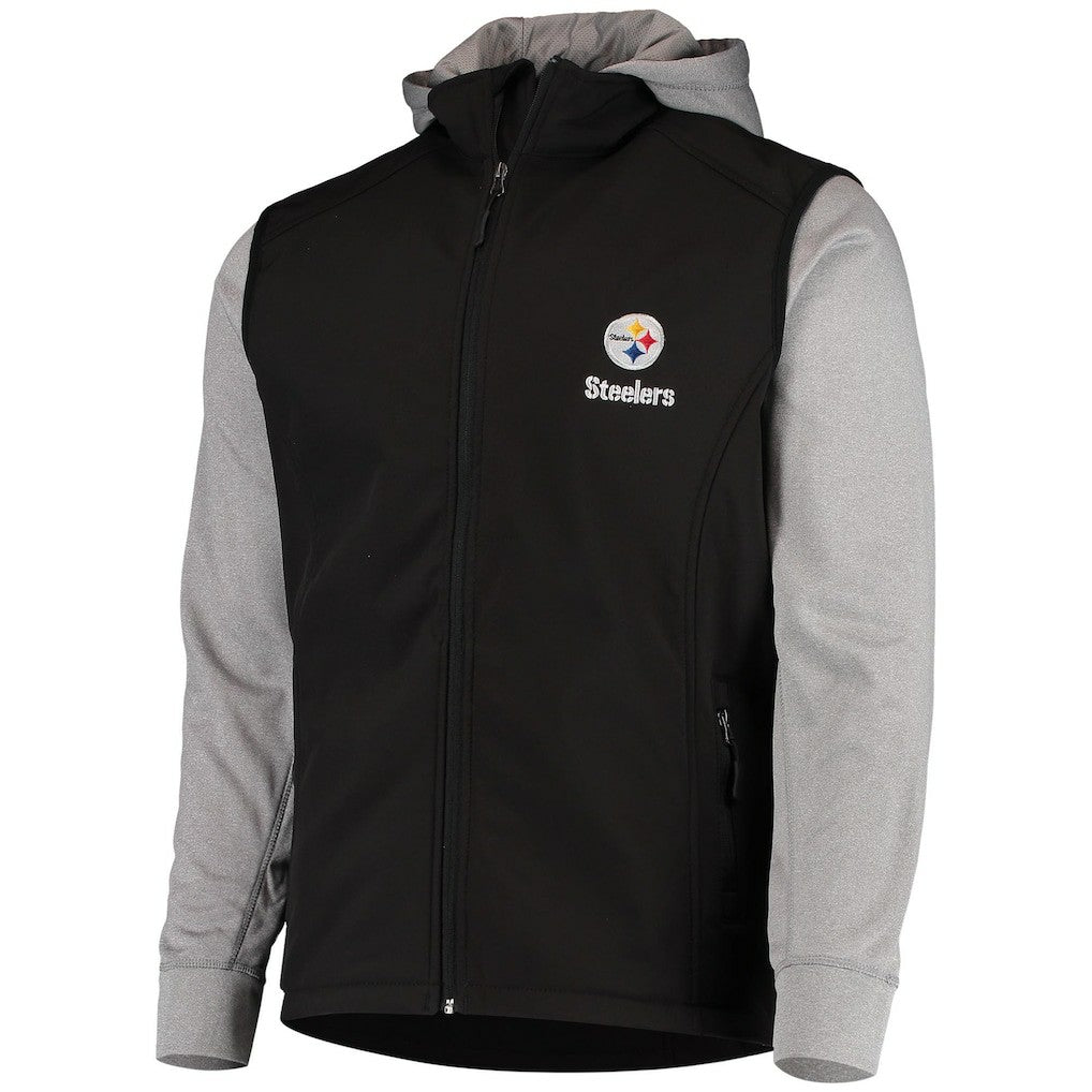 Pittsburgh Steelers Dunbrooke Alpha Full-Zip Jacket - Black/Gray Jackets
