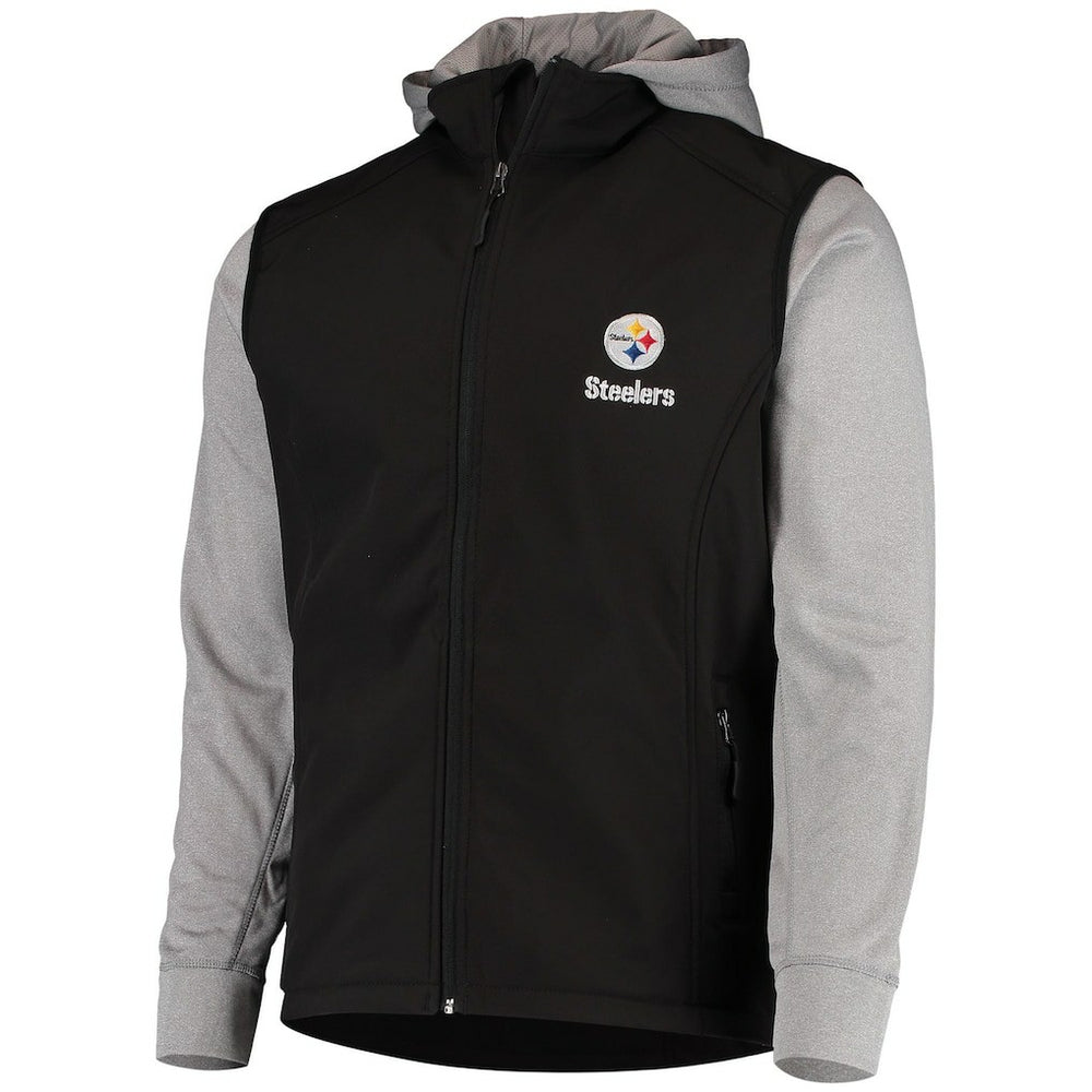 Pittsburgh Steelers Dunbrooke Alpha Full-Zip Jacket - Black/Gray Jackets