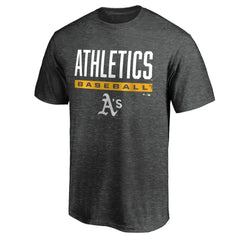 Athletics Win Stripe Logo T-Shirt II - Charcoal T-shirts
