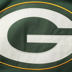 Green Bay Packers '47 Lacer V-Neck Pullover Hoodie - Green/Gold Hoodies