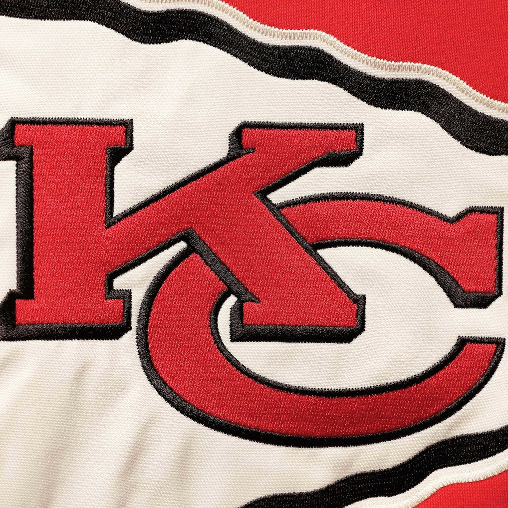 Kansas City Chiefs '47 Lacer V-Neck Pullover Hoodie - Red/Gold Hoodies