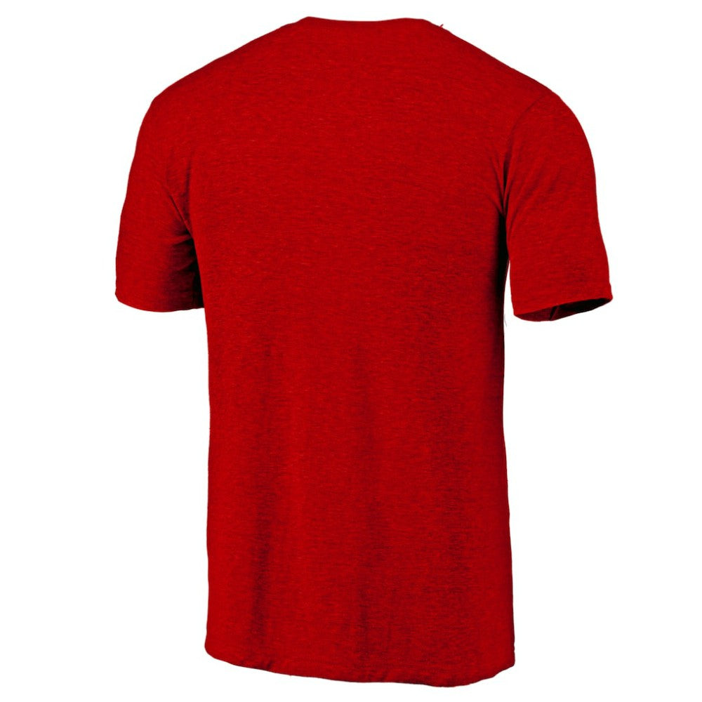 Montreal Canadiens Distressed Tri-Blend T-Shirt - Red | US 3872166