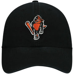 Baltimore Orioles '47 Logo Cooperstown Collection Clean Up Adjustable Hat - Black Hats