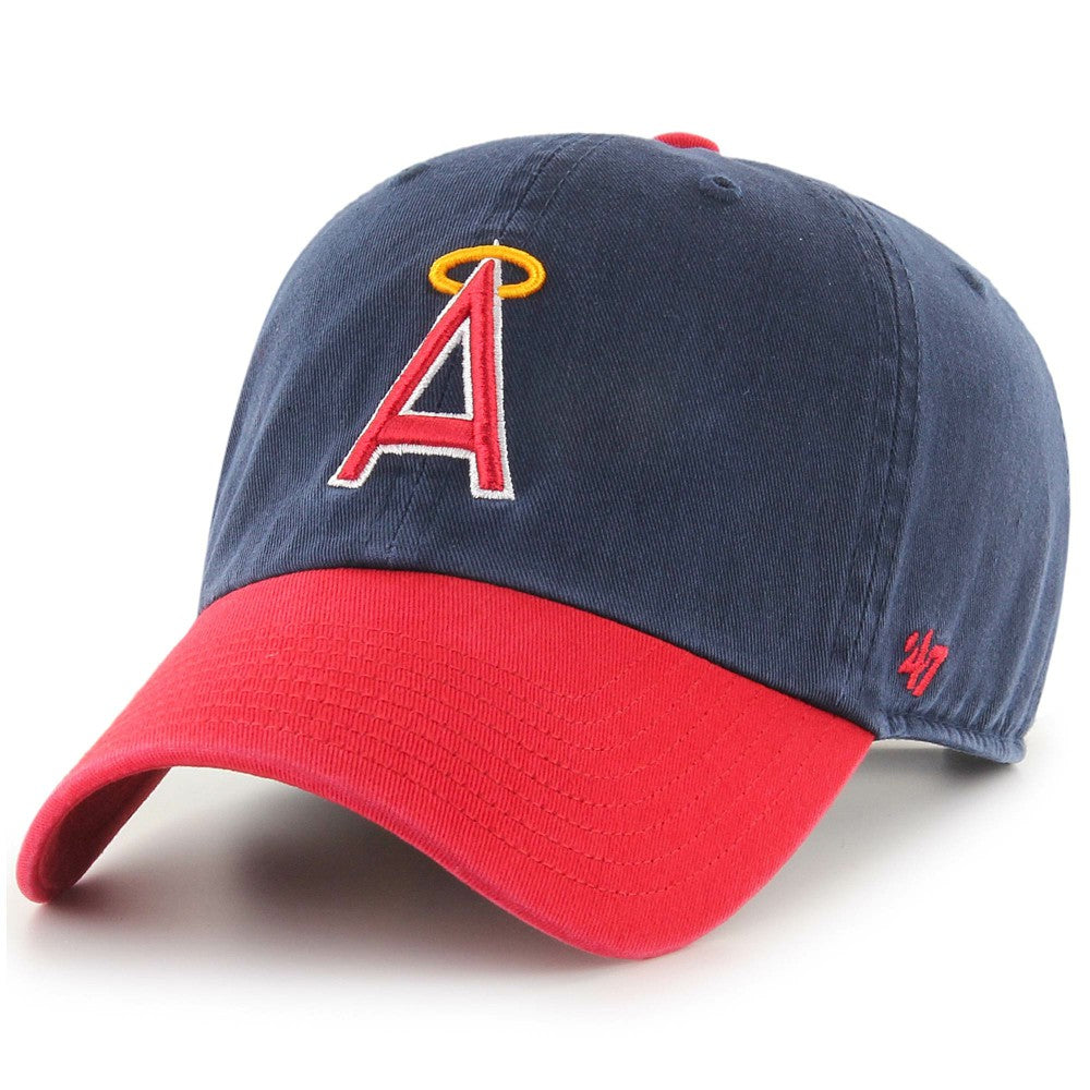 California Angels '47 1997 Halo Logo Cooperstown Collection Clean Up Adjustable Hat - Navy Hats