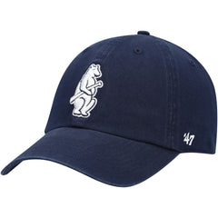 Chicago Cubs '47 1914 Logo Cooperstown Collection Clean Up Adjustable Hat - Navy Hats