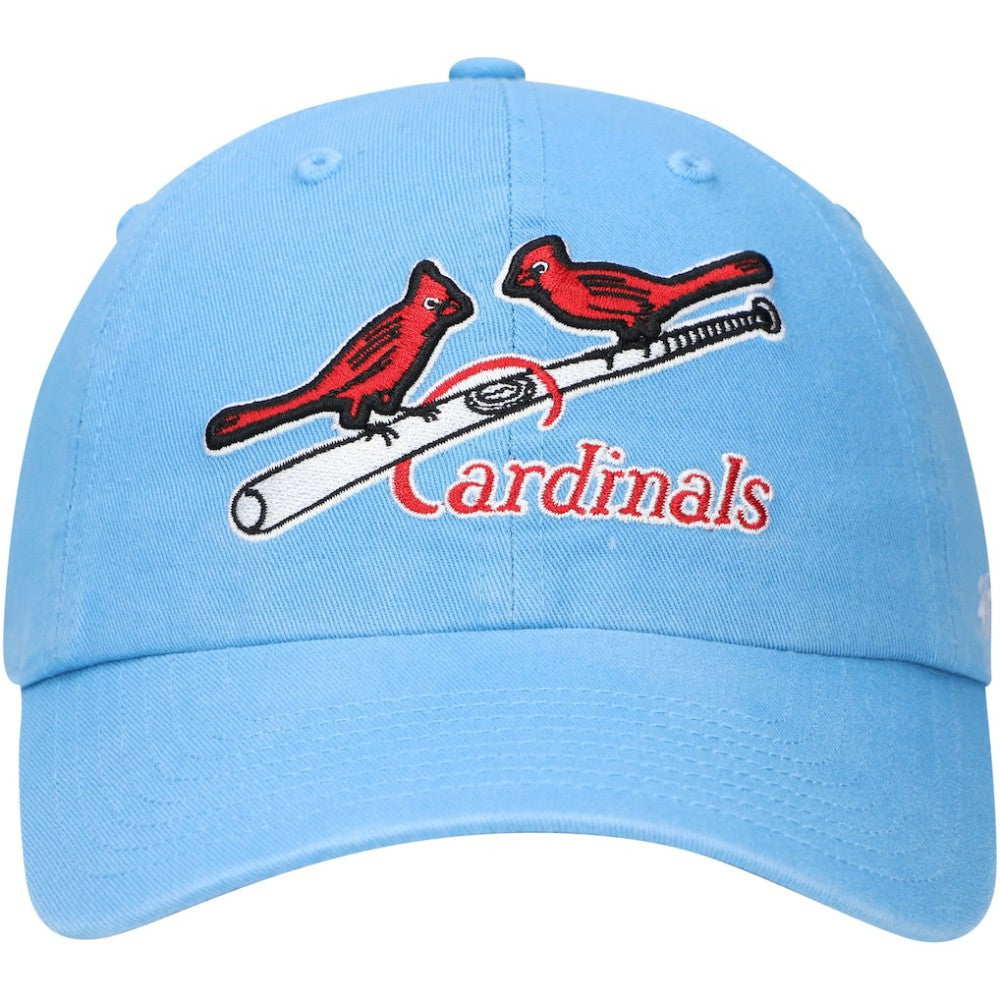 St. Louis Cardinals '47 Logo Cooperstown Collection Clean Up Adjustable Hat - Light Blue Hats
