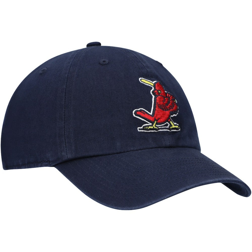 St. Louis Cardinals '47 Logo Cooperstown Collection Clean Up Adjustable Hat - Navy Hats