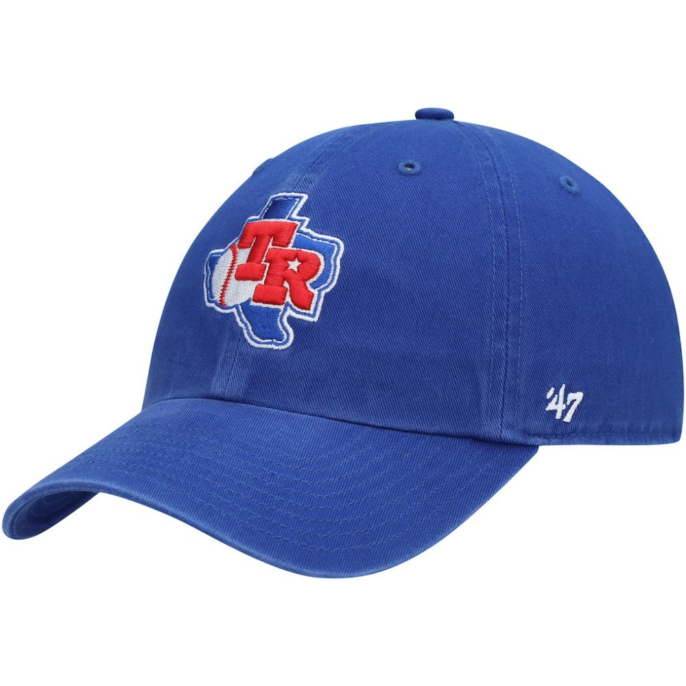 Texas Rangers '47 Team Logo Cooperstown Collection Clean Up Adjustable Hat - Royal Hats