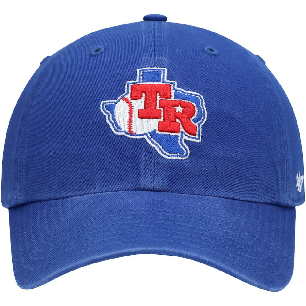 Texas Rangers '47 Team Logo Cooperstown Collection Clean Up Adjustable Hat - Royal Hats