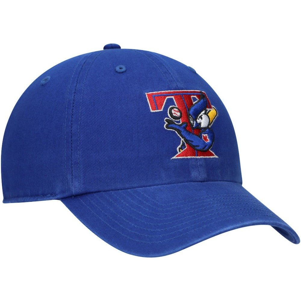 Toronto Blue Jays '47 Team Logo Cooperstown Collection Clean Up Adjustable Hat - Royal Hats